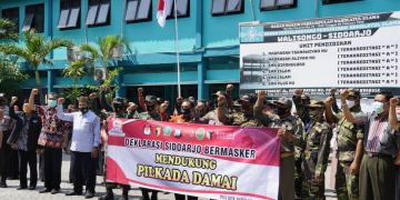 Deklarasi Sidoarjo Bermasker dan Partisipasi Pembagian Masker Kepada Masyarakat